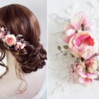 Menyasszonyi ékszerek virágok haj