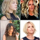 Hűvös közepes hosszúságú frizurák a nők számára