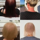 Frizurák kis haj a fej tetején nők