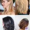 Frizurák vállig érő haj nők