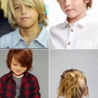Gyermek frizurák hosszú haj srácok
