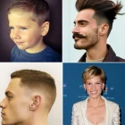 Rövid haj frizura fiúknak