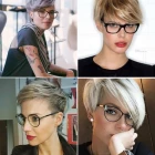Rövid frizurák Szemüveges hölgyeknek