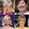 Rövid hajvágás az idősebb hölgyeknek