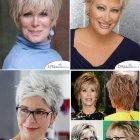 Göndör rövid frizurák 50 év feletti nők számára