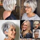 Peppy frizurák az 50 év feletti nők számára