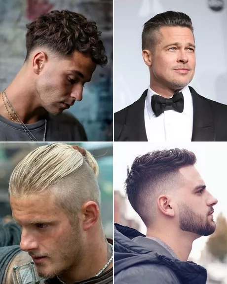 Alulvágott rövid frizurák a férfiak számára