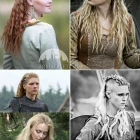 Vikings frizurák a nők számára